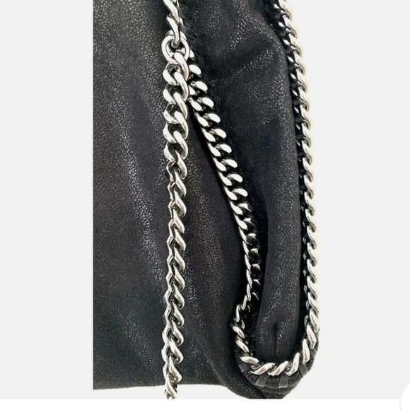 STELLA MCCARTNEY FALABELLA Handbag Mini Tote Bag Chain Shoulder-Authentic - Picture 5 of 7